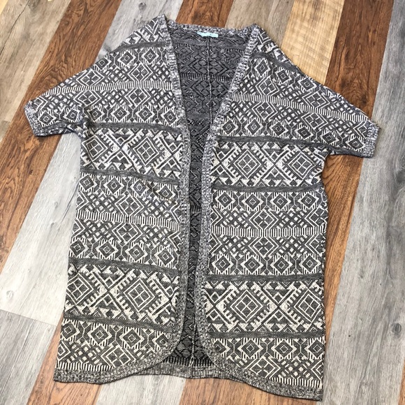Maurices Sweaters | Maurices Aztec Long Layering Cardigan Size Xl | Poshmark
